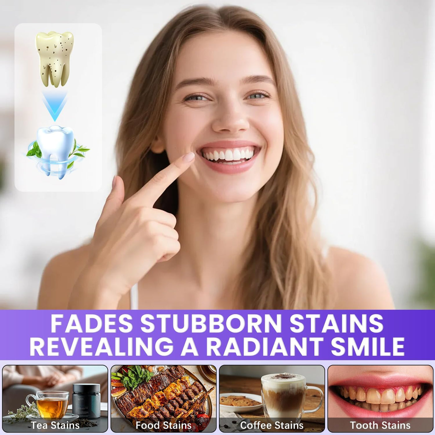 Your teeth deserve that Glossy glow! ✨🦷Instant whitening